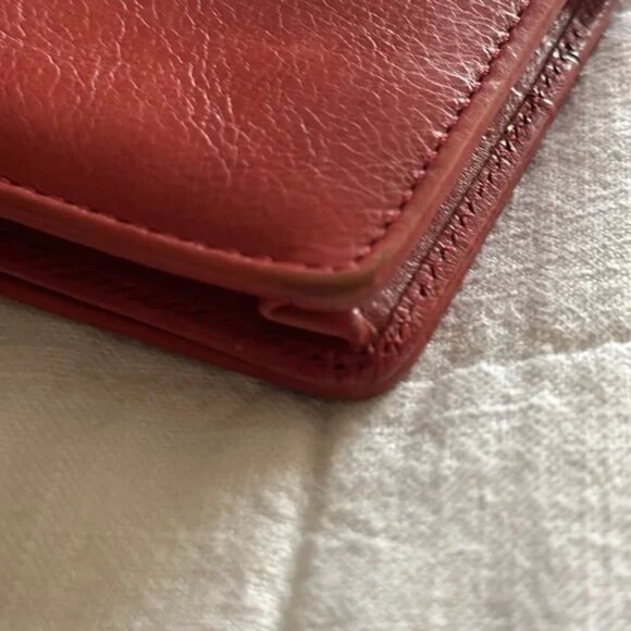 Hobo International Red Leather Wallet - Picture 6 of 7
